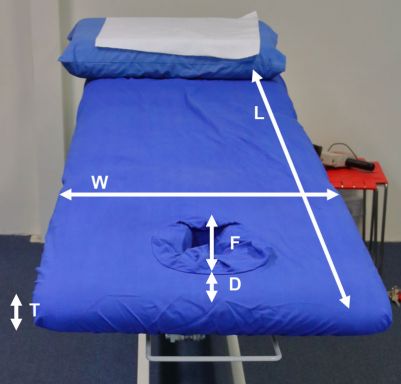 massage sheet dimensions 2